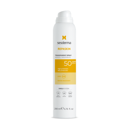 SESDERMA REPASKIN TRANSPARENT SPRAY Body sunscreen SPF 50
