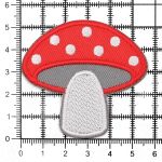 Аппликация термоклеевая "Мухомор" 5.2х5.5 см, Hobby&Pro