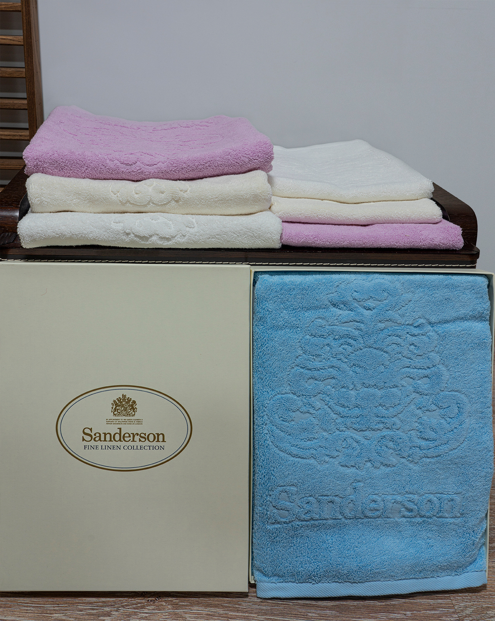 Набор полотенец 2шт Palombella Sanderson Logo bianco белый