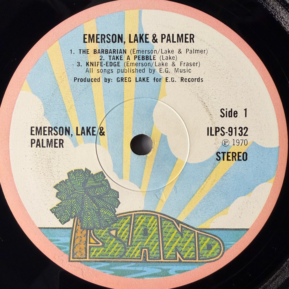Emerson, Lake & Palmer ‎– Emerson, Lake & Palmer (Англия 1971г.)