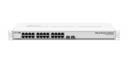 Коммутатор MikroTik CSS326-24G-2S+RM 24xGbLAN 2xSFP+