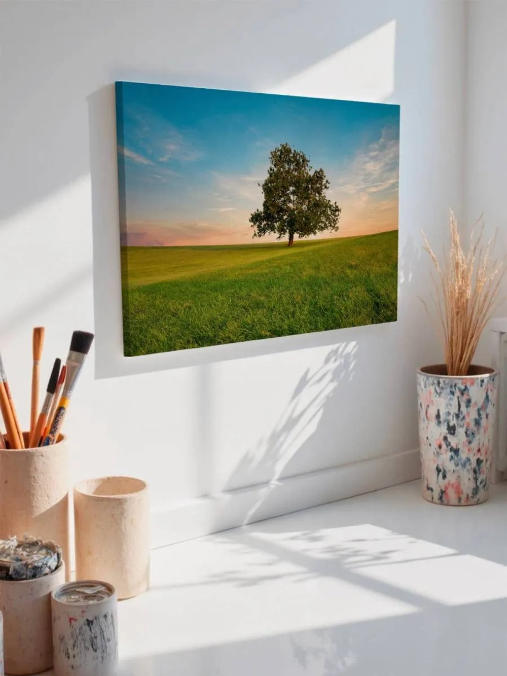 Картина на стену 40 X 50 Дерево пейзаж