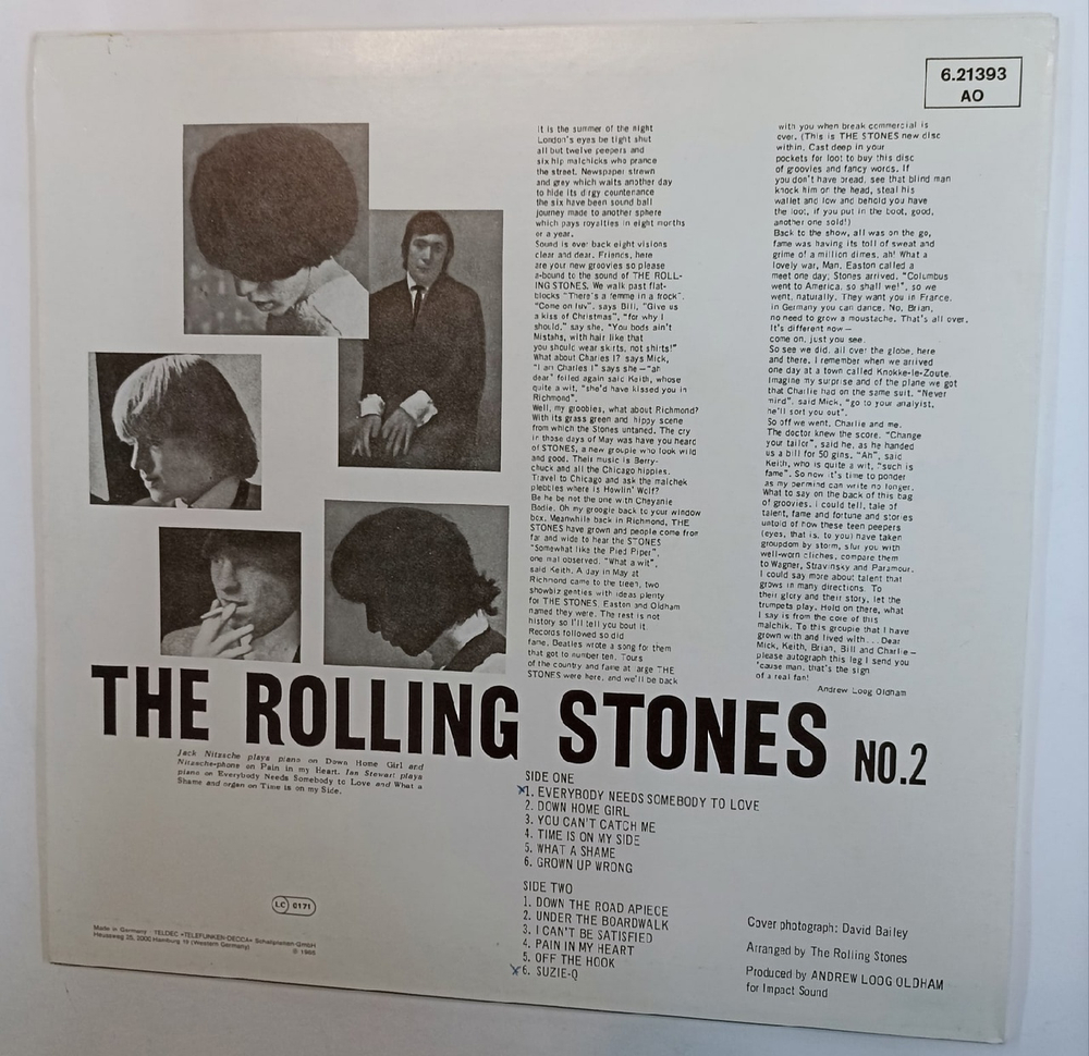 The Rolling Stones The Rolling Stones Vol. 2 (Germany 1970)