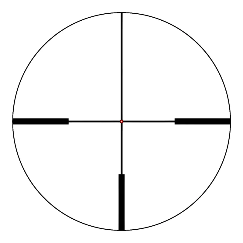 Прицел Vector Optics Continental X8 1-8x24 SFP FIBER HUNTING LPVO ED (SCOC-51) - прицельная сетка с красной точкой