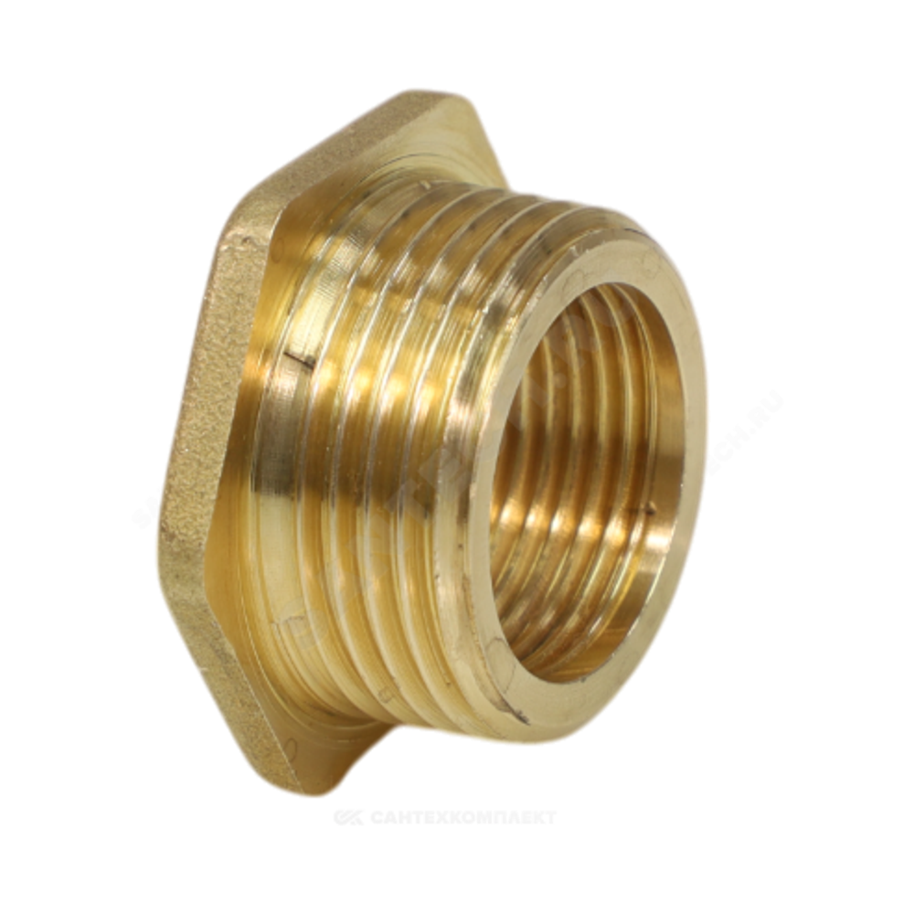 Футорка латунь Ду 40х32 (1 1/2"х1 1/4") НР/ВР R93 Giacomini R93Y018
