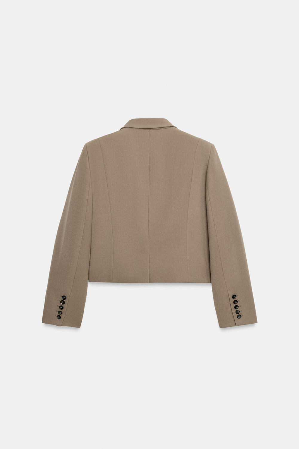 ZARA ПРИТАЛЕННЫЙ БЛЕЙЗЕР НА ПУГОВИЦАХ — ZW COLLECTION, КАРАМЕЛЬНЫЙ
