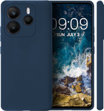 Мягкий Soft Touch чехол из силикона для XIAOMI REDMI NOTE 14 4G (не 5G!) с бархатной подкладкой