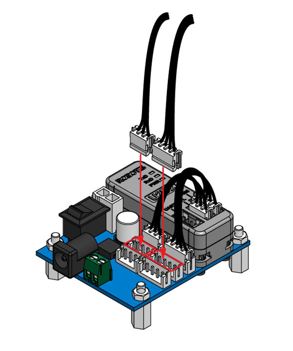 Преобразователь интерфейса U2D2 Power Hub Board