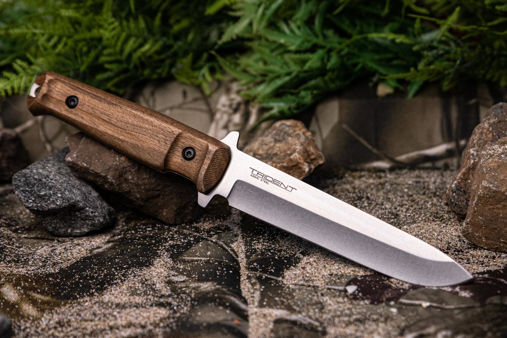 Тактический нож Trident Lite 420HC дерево