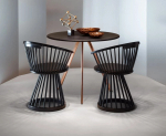 Стул Tom Dixon Fan Black, черный, черный