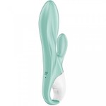 Вибратор-кролик Satisfyer Air Pump Bunny 5+, мятный