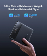 Внешний аккумулятор повербанк чёрный Power Bank 20000mAh 100W BASEUS