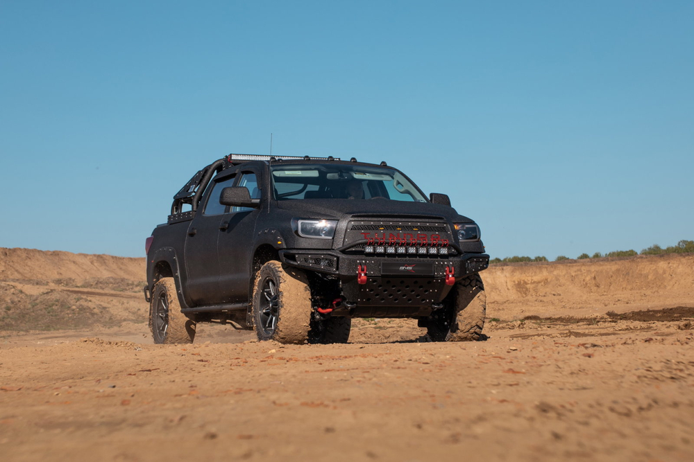 Пороги силовые BMS ALFA для Тойота Тундра Double Cab, Crew Max 2007-2021 (2 шт.)
