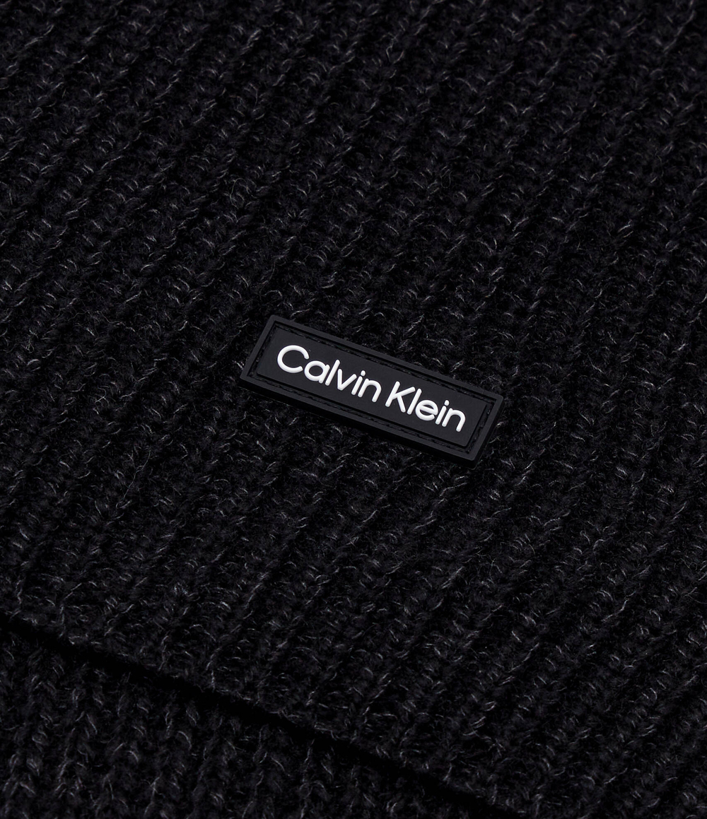 Хлопчатобумажная шаль Calvin Klein - черный(K50K510995)