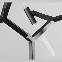 люстра ROLL&HILL Agnes Chandelier BLACK  - 10 Lights