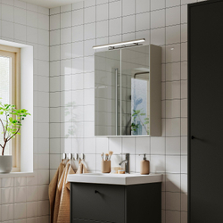 IKEA FLASKPOST  (ИКЕА ФЛАСКПОСТ)  -  Светодиодный светильник для шкафа/стены - хром 56 см