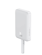 Внешний аккумулятор с магнитом повербанк PowerBank 10000mAh 30W белый Magnetik Mini BASEUS РРСХМ1030