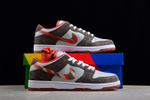 Crushed DC Skate Shop x Nike SB Dunk Low Brown White