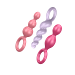 Satisfyer Plugs (Set of 3) Booty call Набор анальных пробок