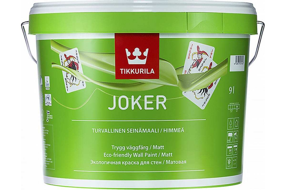 Краска TIK Harmony Satin (JOKER) матовая шелковистая, база А (9л)