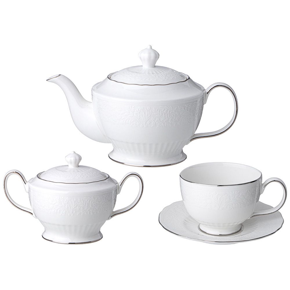 ЧАЙНЫЙ СЕРВИЗ LEFARD "BOUQUET" НА 6 ПЕР. 14 ПР. 900/400/280 МЛ (КОР=4НАБ.)