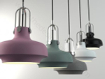 Pendant design lamp Copenhagen by Space Copenhagen D60 (Pink)