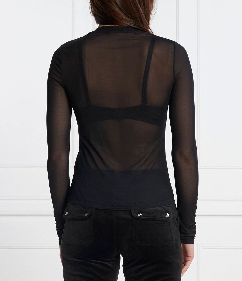Блузка RAHEEM SCATTER DIAMANTE LS Juicy Couture - черный(JCBCT223806)