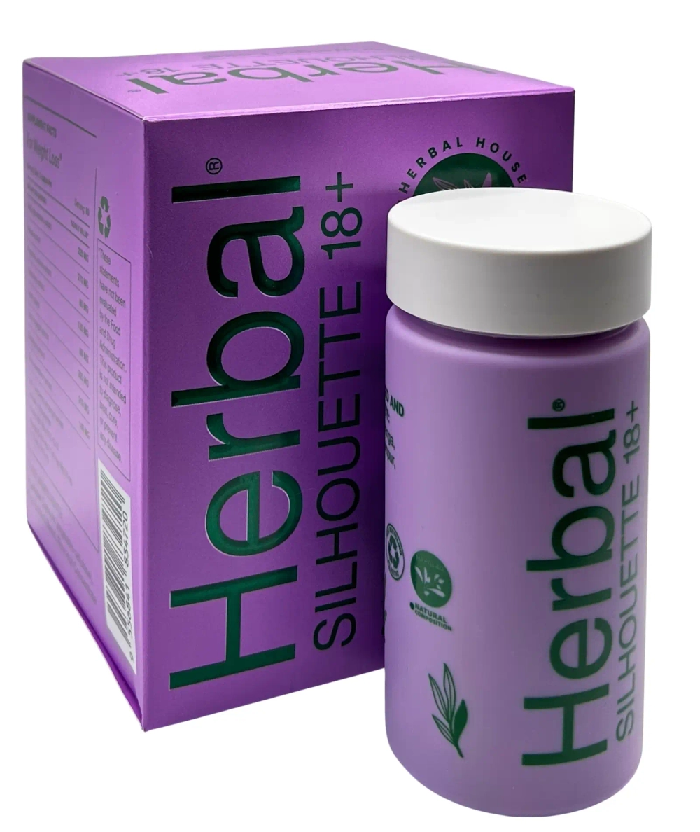 HERBAL SILHOUETTE 18+ Капсулы для похудения с Коллагеном и Синефрином
