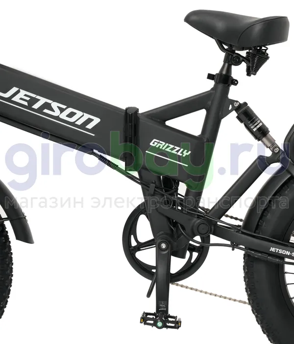 Электровелосипед Jetson GRIZZLY 1200w (48v15ah) - Чёрный фото №12