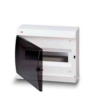 Бокс ABB UNIBOX 8 накладной с дымчатой дверцей