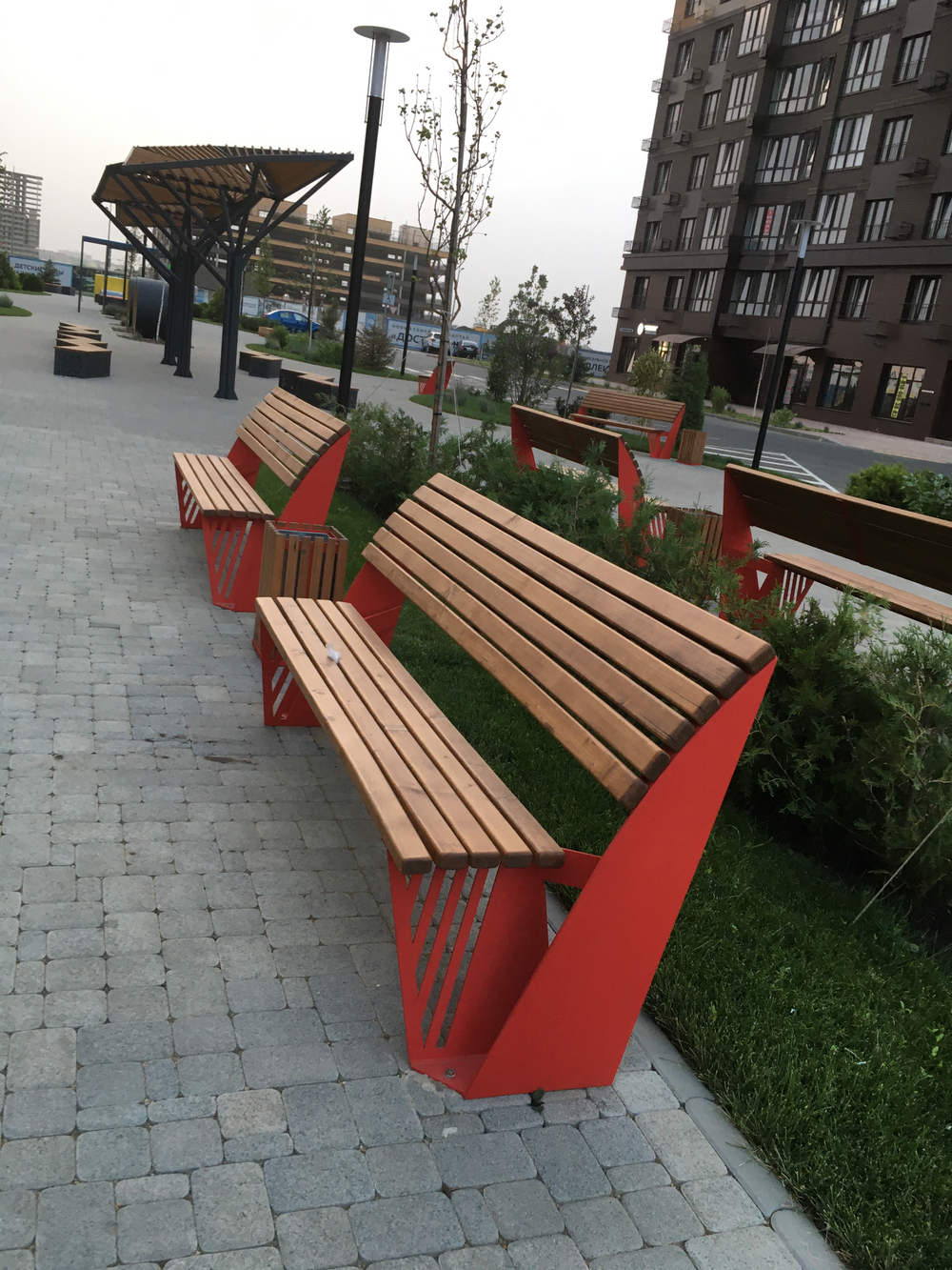 скамейки