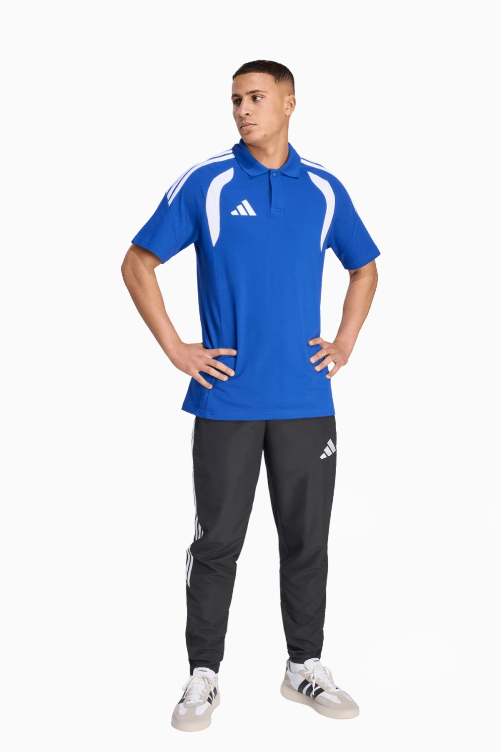 Футболка adidas Tiro 26 Polo - синий