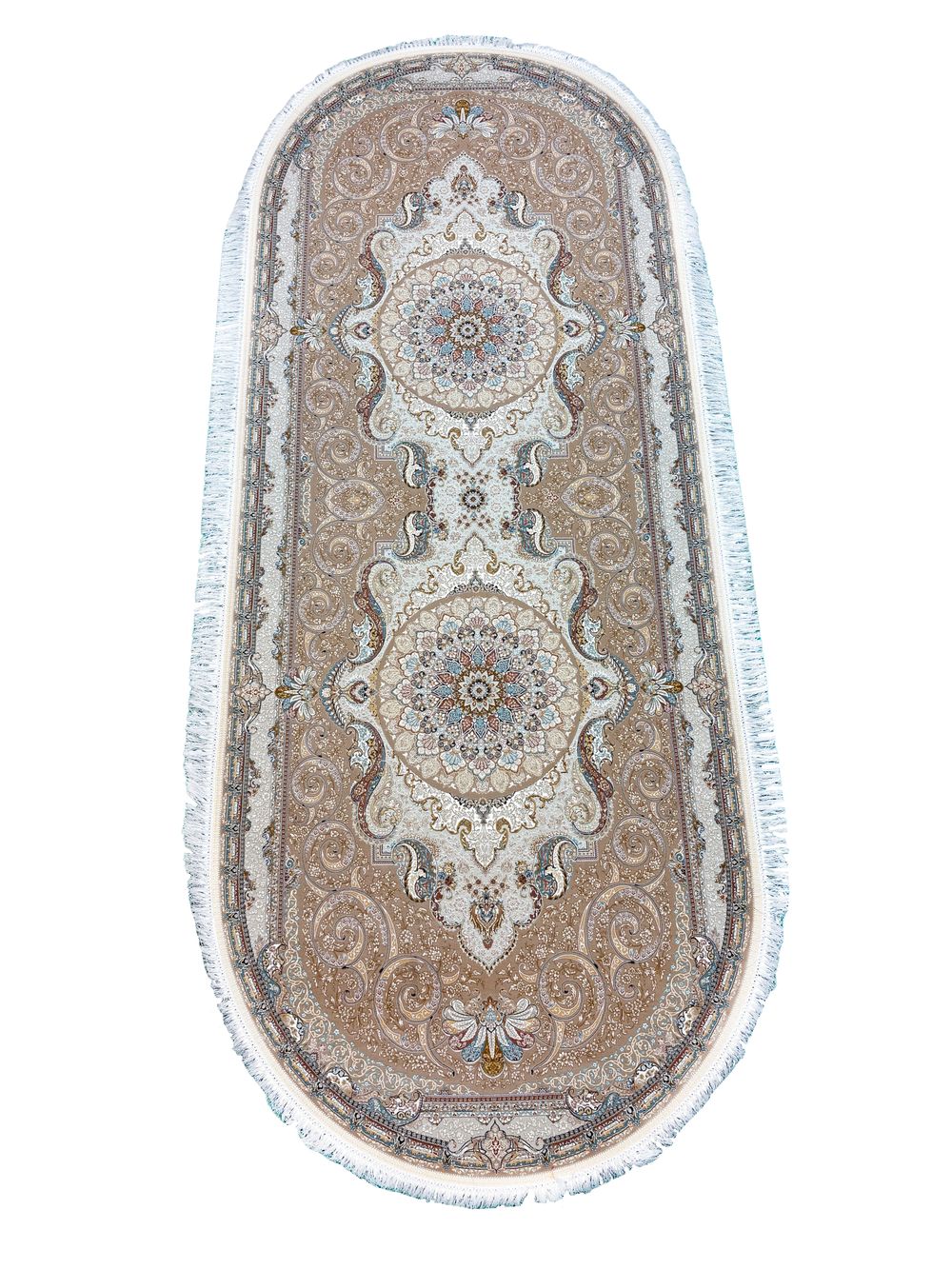 Ковер Mashad 1500 G144 Nescafee Овал