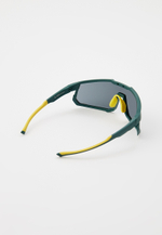 Спортивные очки с диоптриями HILX Big Head / Matt Green Yellow / Gold Lens