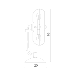 Настольная лампа Divinare Cottero 5002/05 TL-5