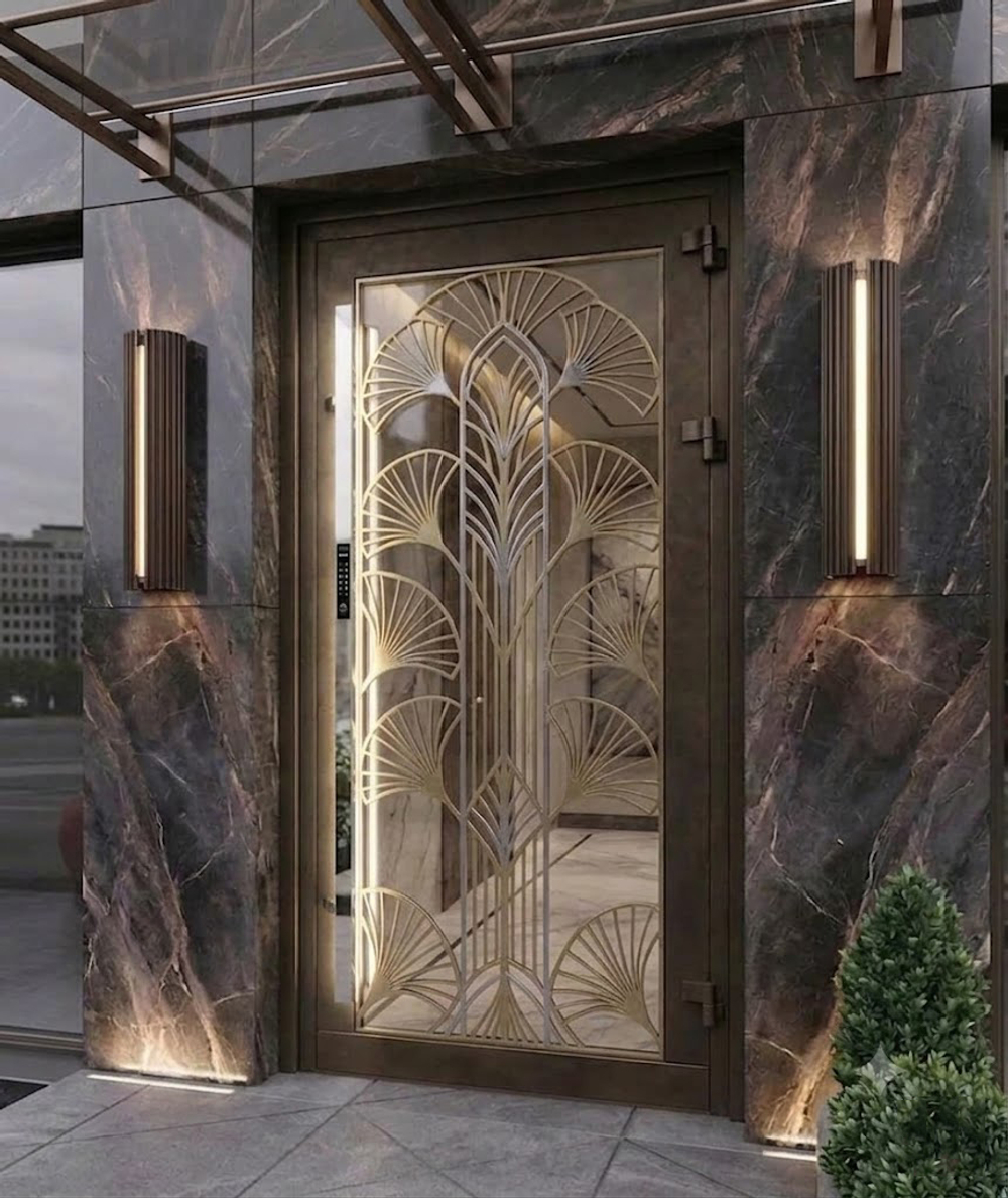 Арт. 40x20 INOX PREMIUM DIRCODE BIO 2.0 — система доступа для алюминиевых дверей под ключ