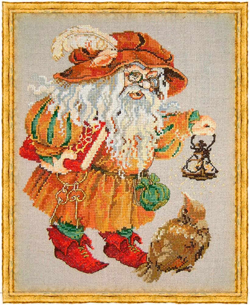 Набор для вышивания нитками Nimue, Ritournel et l'Oiseau (Ритурнель и птица), 23х30 см