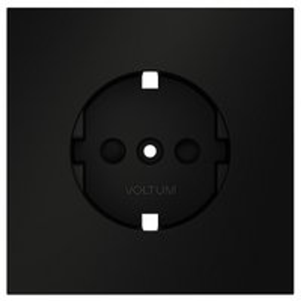 Накладка для розетки с заземлением и со шторками Voltum S70 VLS000708
