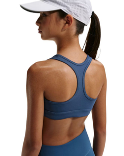 Топ для девочки теннисный Nike Girls Swoosh Sports - mystic navy/white