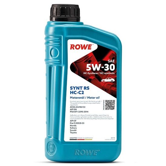 HIGHTEC SYNT RS SAE 5W-30 HC-C2 ROWE моторное масло