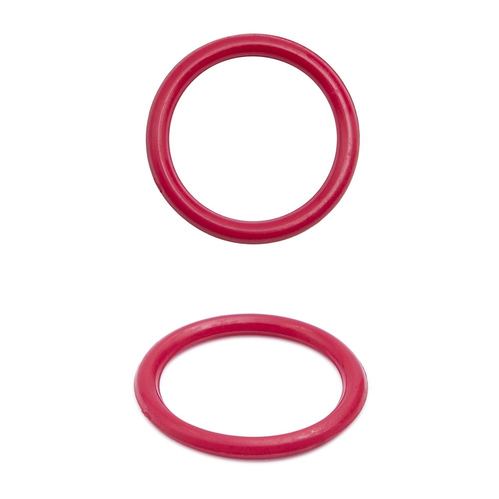 Кольца для бюстгальтера пластик ⌀15.0 мм, C520 т.красный, 100 шт