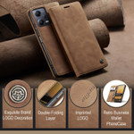Чехол-книжка CaseMe Matte Xiaomi Redmi Note 12 5G