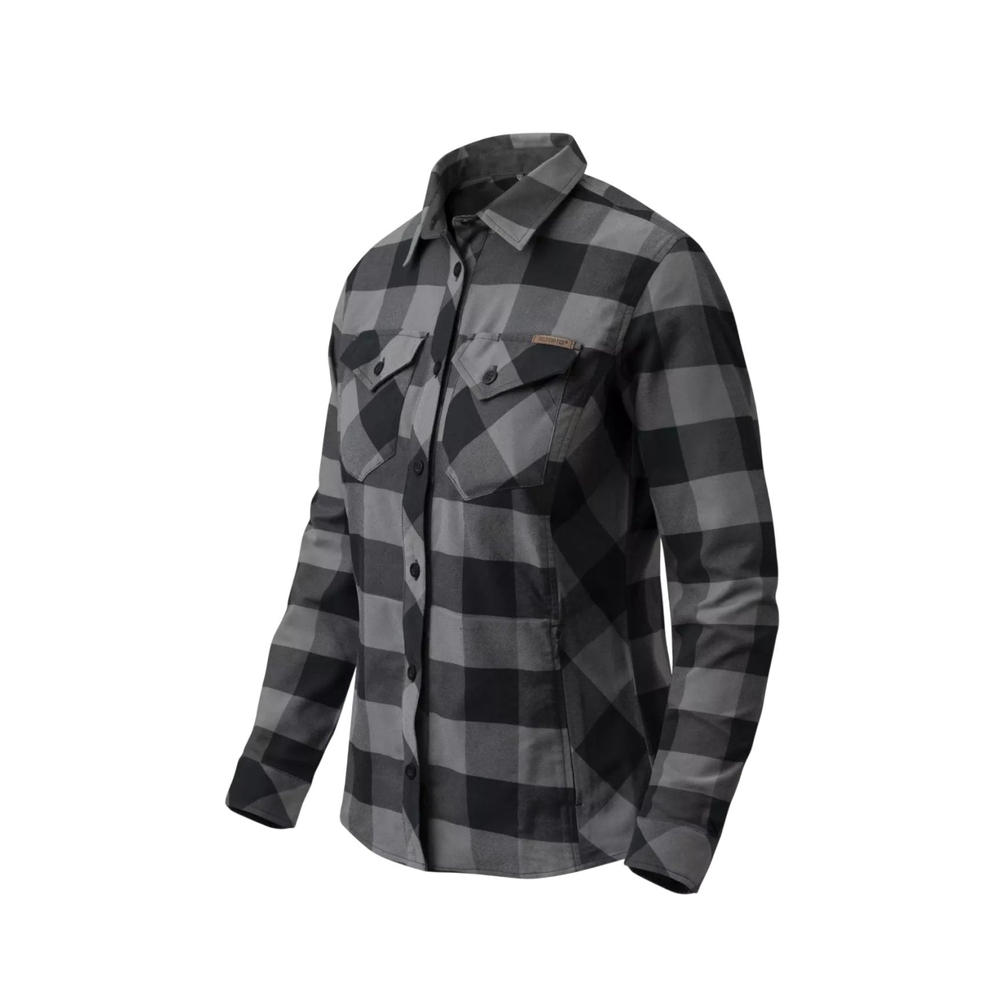 Рубашка женская Helikon-Tex Marigold Shirt True Grey Checkered (L/Regular, True Grey Checkered)