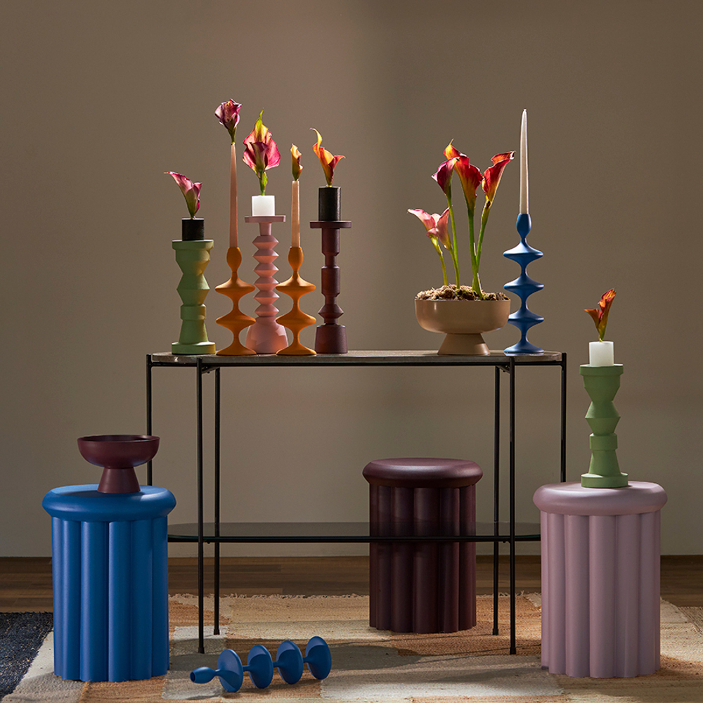 Блюдо на ножке vivlend, D25,5 см, бежевое