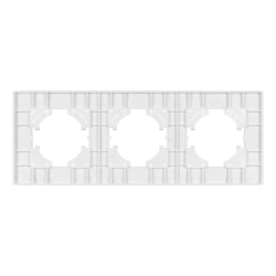 Рамка пластиковая FRM-PERIO-PL-3-BK (Arlight, -) 049755