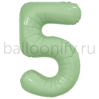 Шар ЦИФРА 5 Олива 40" 102 см