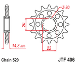 Звезда JTF406.16RB