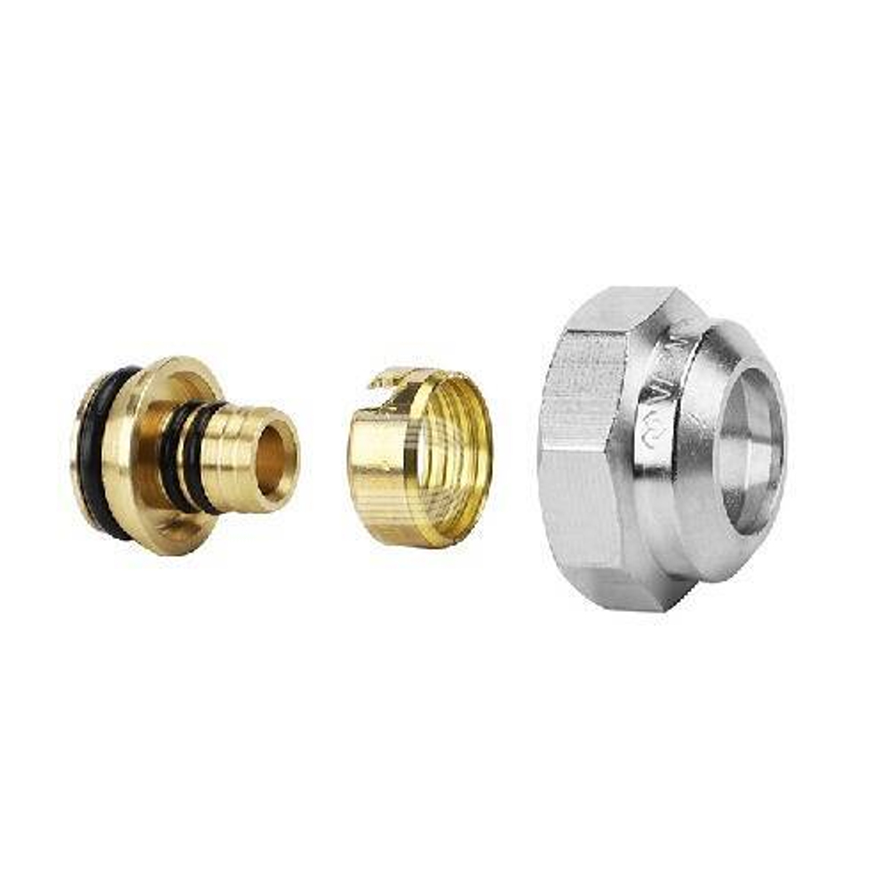 Соединение резьбозажимное Varmega - 20x2.0 x 3/4"ЕК (для труб из сшитого полиэтилена) - 2 шт.