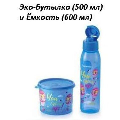 Эко-бутылка (500 мл) и Ёмкость (600 мл)