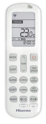 Сплит-система кондиционер настенный Hisense Lux Design Super AS-13UW4RVETS00 на 35 м²